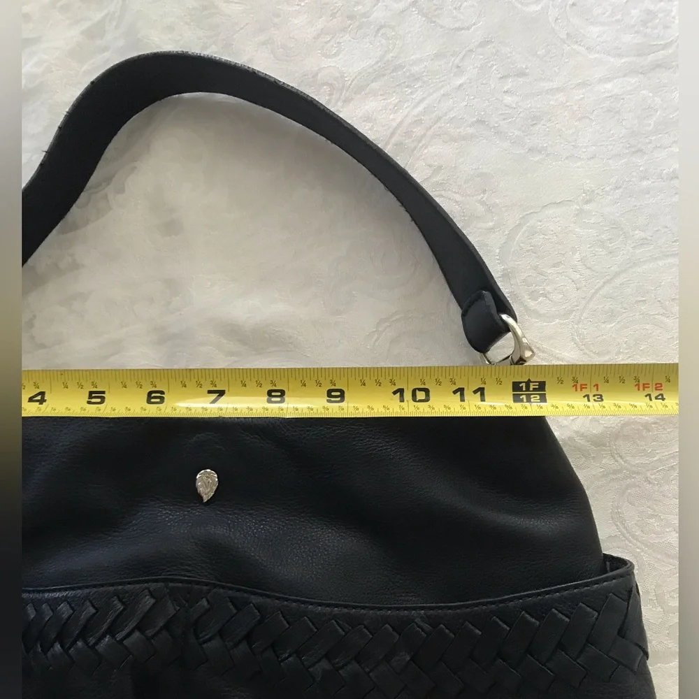 Helen Kaminski Black Leather Handbag Tote Bag